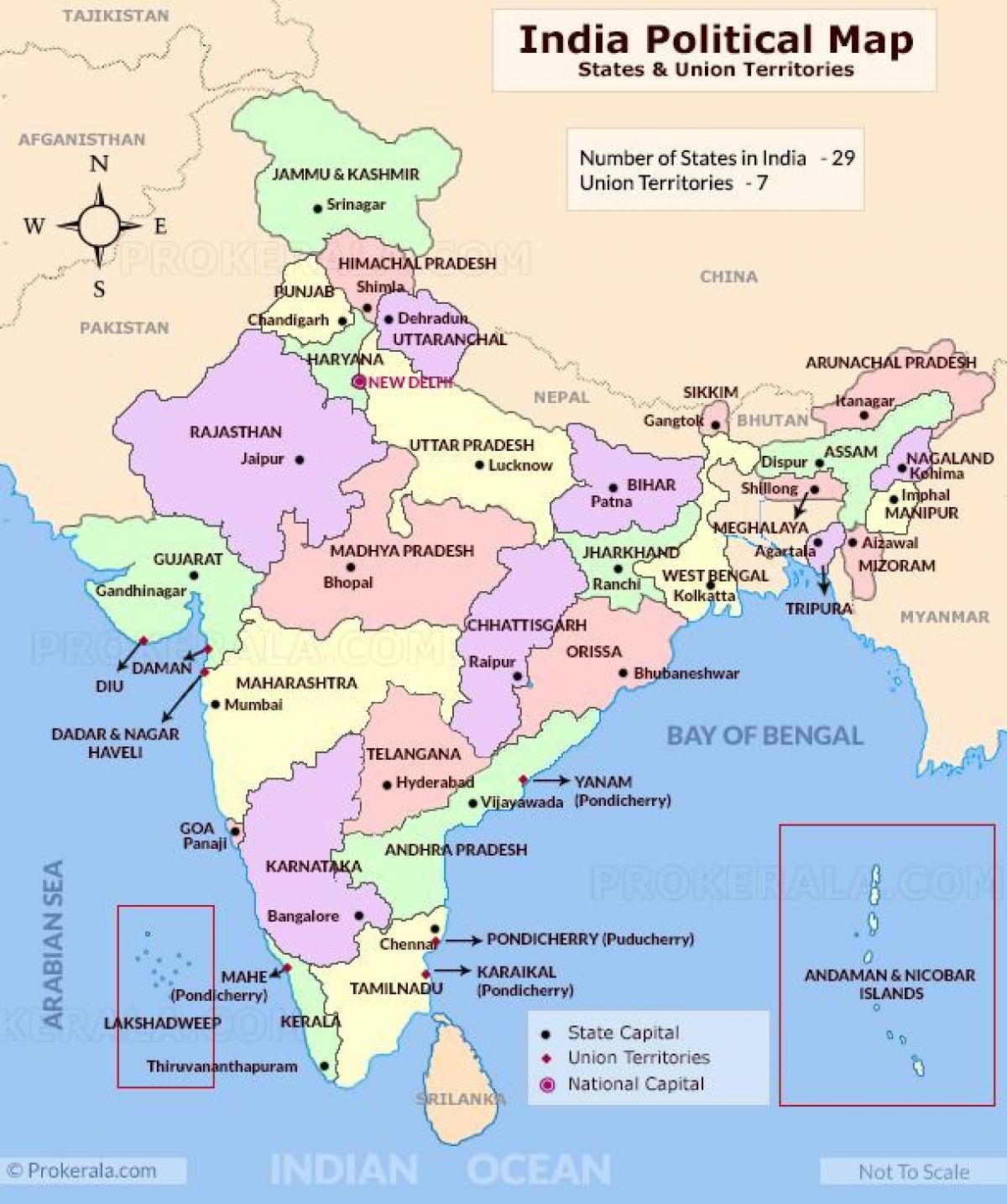Indijas karte