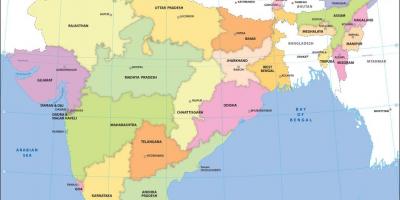 Indijas politiskās kartes