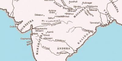 Senajā Indijā karte